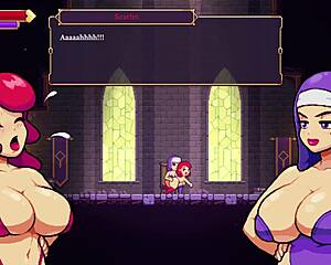 scarlet maiden 1 plays out with her big tits bouncing as the maid gets fucked hard