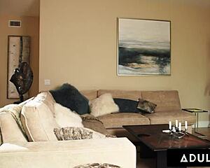 Katie Morgan and Reagan Foxx take nerdy neighbor 5-on-1 GROUP FUCK