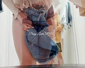 Risky mall fitting room fuck with stepsis her pussy creampied sloppy from public doggystyle?