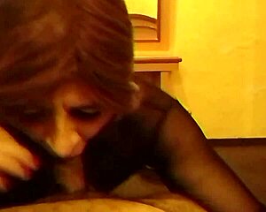 licking and sucking alex osito's shemale cock in sexy lingerie crossdress fun