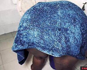 Good Friday hookup with neighbor guy after hangout in bathroom