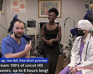 rina arem spreads pussy for gyno exam doctor tampa nurse stacy speculum checkup