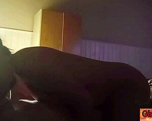 Young stepdaughter's hairy pussy orgasms on stepdad's thick cock