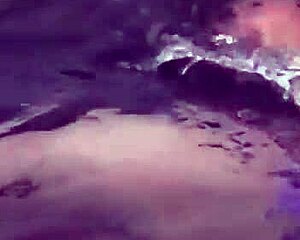 Beach Tease Ignites Stepson's Massive Cumshot on Hairy Pussy