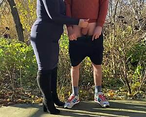 your stepmom in pantyhose heels wants you obedient stepson to cum all over her fat belly now