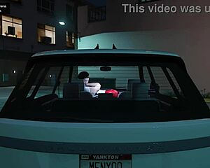 GTA 5 Hooker Delivers Full Prostitute Service in Car Fuck Game Scene