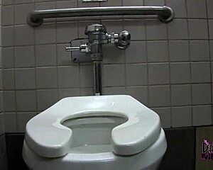 staci's incredible public flashing shows off her smoking hot shaved redhead pussy