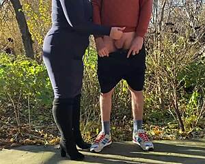 your stepmom in pantyhose heels wants you obedient stepson to cum all over her fat belly now