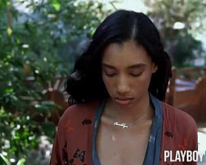 hey, this ufc octagon girl is a hot black milf with huge natural tits