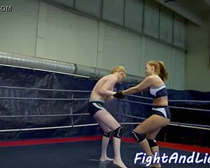 Glam European babe bends over for anal fingering and pussy licking action