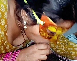 I fucked beautiful Indian bhabhi's tight ass doggystyle, she sucked my huge cock too, so much fun! 🍑💦😍