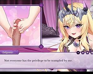 arrogant kaiju princess daigneaux gives epic footjob creampie fetish 👑🦶💦