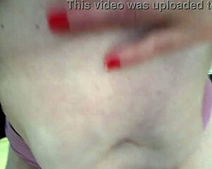 Granny Dawnskye1962 Fingers Pussy in Pink Panties for Mr M