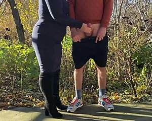 your stepmom in pantyhose heels wants you obedient stepson to cum all over her fat belly now