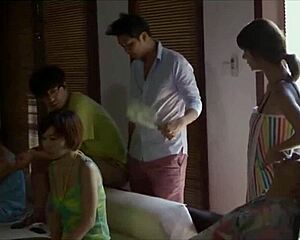 GWAK HYUN HWA AND PARK SUNG EUN IN ERO KOREAN BIKINI SEX WITH DIRECTORS IN BALI!