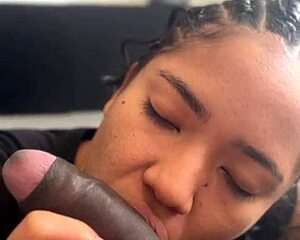 Huge BBC Blowjob POV Amateur Couple Cum Swallow Finish