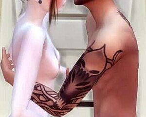 college couple tries handjob game, it's so hot watching them