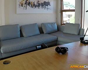 Bald African Model Deepthroats And Fucks In Fake Music Auditions Casting