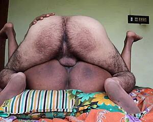 beautiful indian moans long during homemade sex anus lick