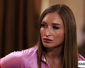 Busty Blonde BFFs Dive into Shaved Pussy Licking Orgy