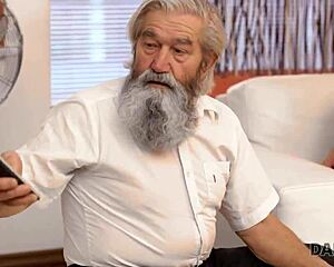 Me and old man team up to punish this slutty redhead girlfriend bad