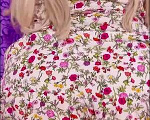 Brother-in-law makes her wear floral dress before pounding shaved pussy raw
