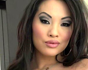 ever wonder how asa akira's tight ass takes that interracial pounding before her pussy creams?