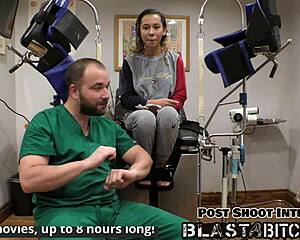 kalani luana slurps doctor's cock twice then takes pov pussy pounding.