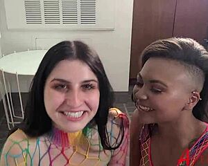 Messy Rough 3some Choking Fisting with Donte and Kaitlyn Katsaros