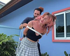 i love stroking her dirty outdoor socks so teasingly!