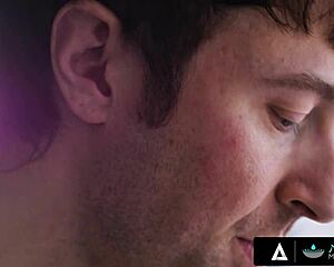 vanna bardot delivers steamy nuru massage with oiled petite body handjob and doggystyle cumshot for birthday