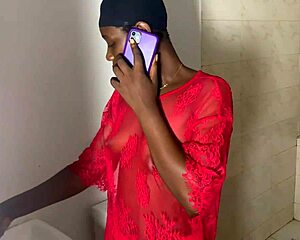 In bathroom i bend over for plumbers big cock doggystyle then squirt juicy pussy quickie.