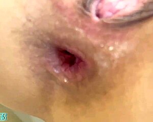 Plumber wrecked my ass hole left it gaping wide open