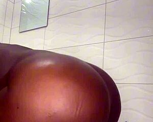 hey just my solo time bending over big ass spreading pussy with dildo