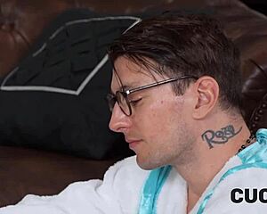 husband are you watching how your wife embraces this kinky cuckold fantasy with big tits pierced nipples