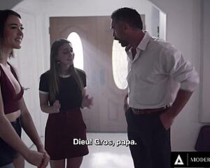 naughty anny aurora sneaks off banging bff's stepdad