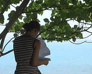 GWAK HYUN HWA AND PARK SUNG EUN IN ERO KOREAN BIKINI SEX WITH DIRECTORS IN BALI!