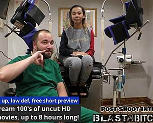 kalani luana slurps doctor's cock twice then takes pov pussy pounding.