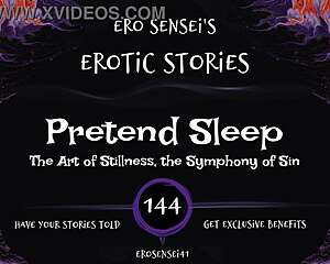 pretend you're asleep while i tease your pussy to orgasm pov.