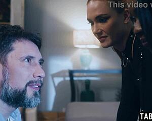 Hey, check out obedient milf wife Siri Dahl and her ebony bff totally serving that perverted husband together