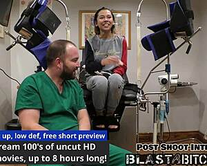 kalani luana slurps doctor's cock twice then takes pov pussy pounding.