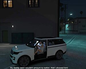 GTA 5 Hooker Delivers Full Prostitute Service in Car Fuck Game Scene