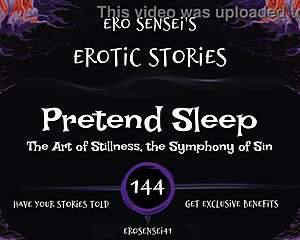 pretend you're asleep while i tease your pussy to orgasm pov.