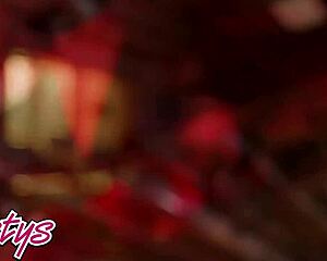 Stunning Brunette Kylie Rocket Fingers Shaved Pussy Deep in Heels