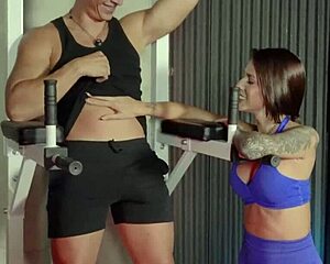 ashley sanz's wet latina pussy gets pounded by gym trainer 😏💦