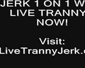 Shemale's Legs and Feet Tease with Dripping Cum Temptation Webcam