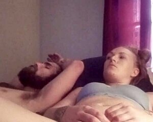 snow bunny grabs her toys for intimate shaved pussy play session all alone