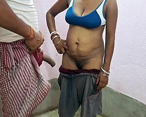 damn! indian stepsis's tight pussy stretched by boss's huge cock creampie!