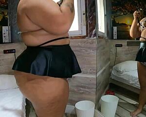 i treated that fat bbw slut right ripping clothes spanking her huge ass shaking