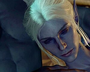 Minthara seduces with her huge tits and ass in bg3 naked sex scene playthrough.